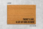 Funny Kids Doormat, Natural Coir Welcome Mat (Latex Backing)