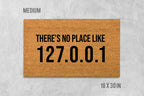 IP Address Doormat: Geeky Welcome Mat (Natural Coir, Latex)