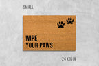 Funny Dog Door Mat Wipe Your Paws (Natural Coir, Latex)