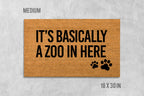 Funny Animal Doormat - Dogs, Cats Welcome Mat