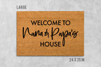 Nana and Papa Doormat: Welcome Mat for Grandparents’ Home