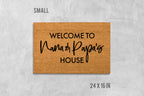 Nana and Papa Doormat: Welcome Mat for Grandparents’ Home