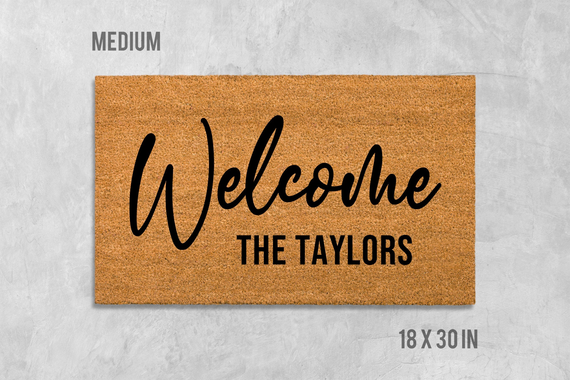 Doormat Custom Door Mat Large Custom Doormat Personalized Custom Welcome Mat Last Name Doormat With Name Custom Welcome Mat Newlywed Gift