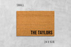Custom Family Doormat, Custom Doormat, Housewarming Gift, Birthday Gift, Last Name Doormat, Last Name Door Mat, Surname Doormat, Wedding