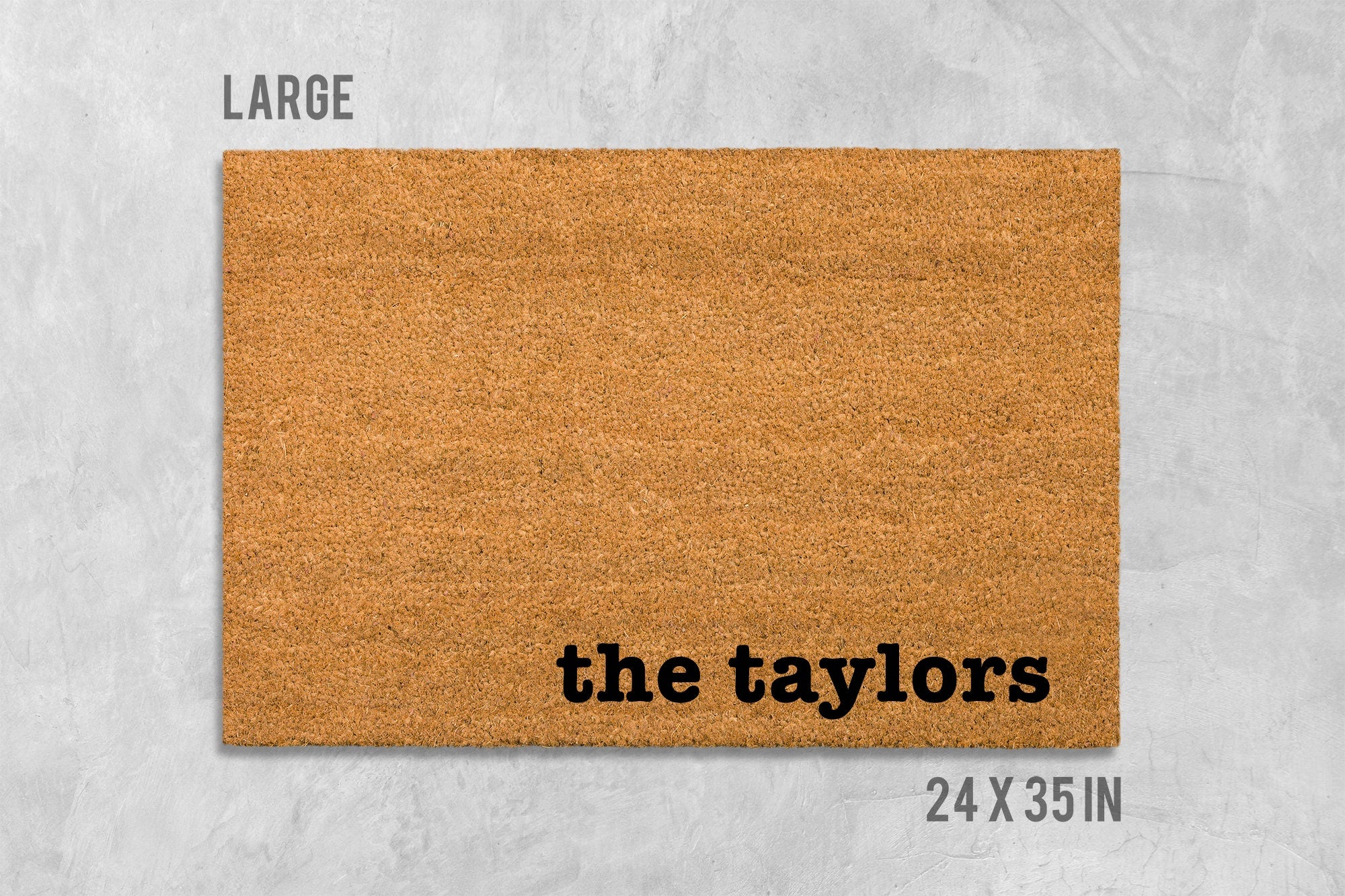 Custom Family Doormat, Custom Doormat, Housewarming Gift, Birthday Gift, Last Name Doormat, Last Name Door Mat, Surname Doormat, Wedding