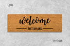 Personalized Family Doormat: Custom Last Name Welcome Mat