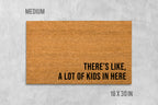 Funny Kids Doormat, Natural Coir Welcome Mat (Latex Backing)