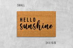 Hello Sunshine Doormat, Hello Sunshine Door Mat, Hello Doormat, Hello Door Mat, Birthday Gift, Wedding Gift, Housewarming Gift, Sunshine Mat