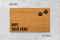 Funny Dog Door Mat Wipe Your Paws (Natural Coir, Latex)