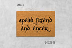 Speak Friend and Enter Doormat - Funny Housewarming Mat