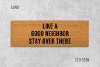 Doormat: Funny Welcome Mat - Rude Neighbor Message