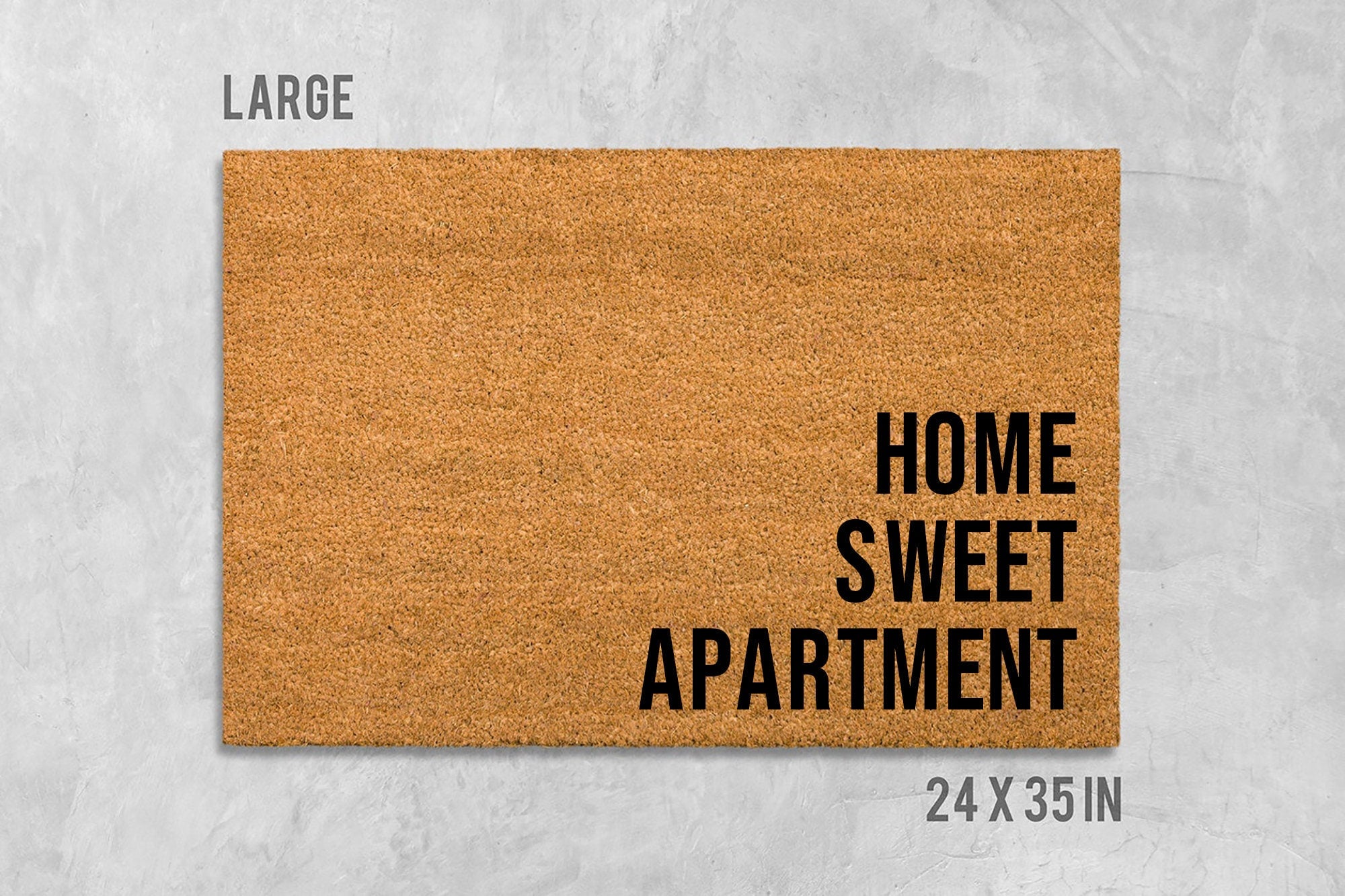 Home Sweet Apartment Doormat, Home Sweet Home Doormat, Funny Doormat, Funny Door Mat, Housewarming Gift, Birthday Gift, Anniversary Gift