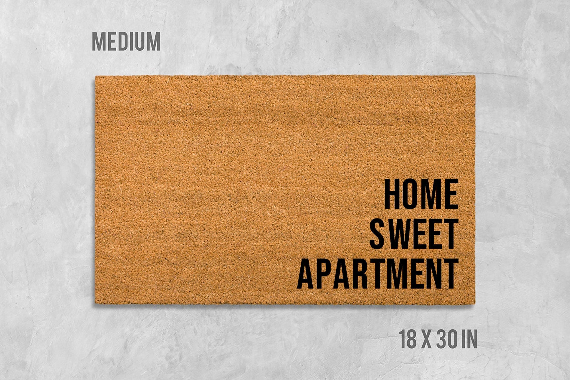 Home Sweet Apartment Doormat, Home Sweet Home Doormat, Funny Doormat, Funny Door Mat, Housewarming Gift, Birthday Gift, Anniversary Gift