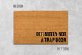 Trap Door Welcome Mat: Funny Coir Doormat (House Entry Rug)