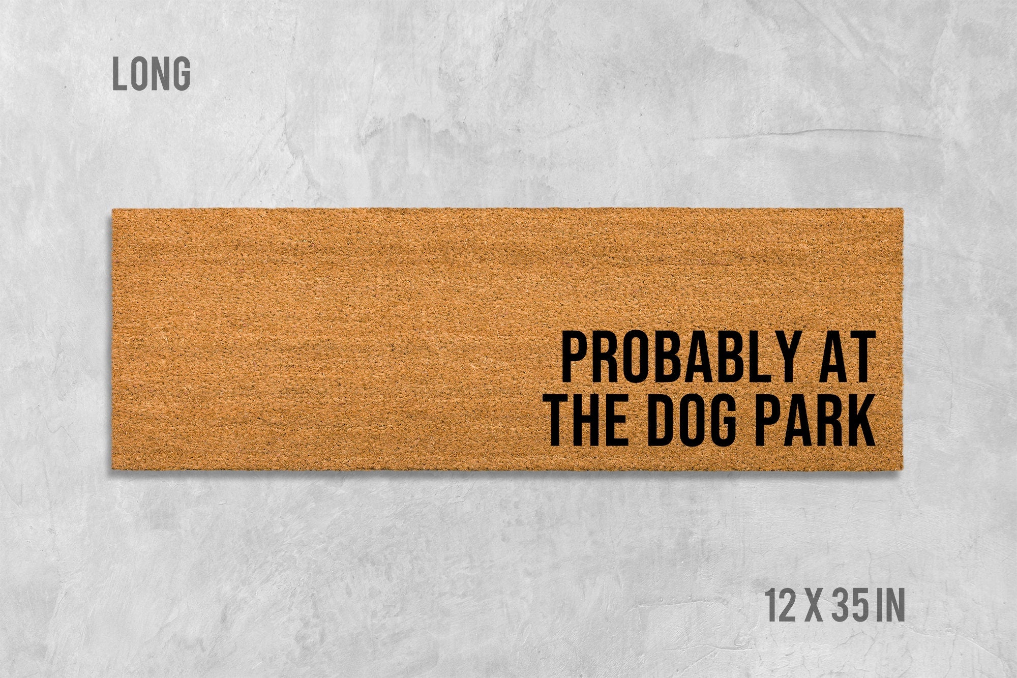 Dog Doormat: Funny Welcome Mat (Coir, Latex, Outdoor)