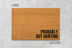 Hunting Door Mat: Funny Outdoor Welcome (Coir, Latex)