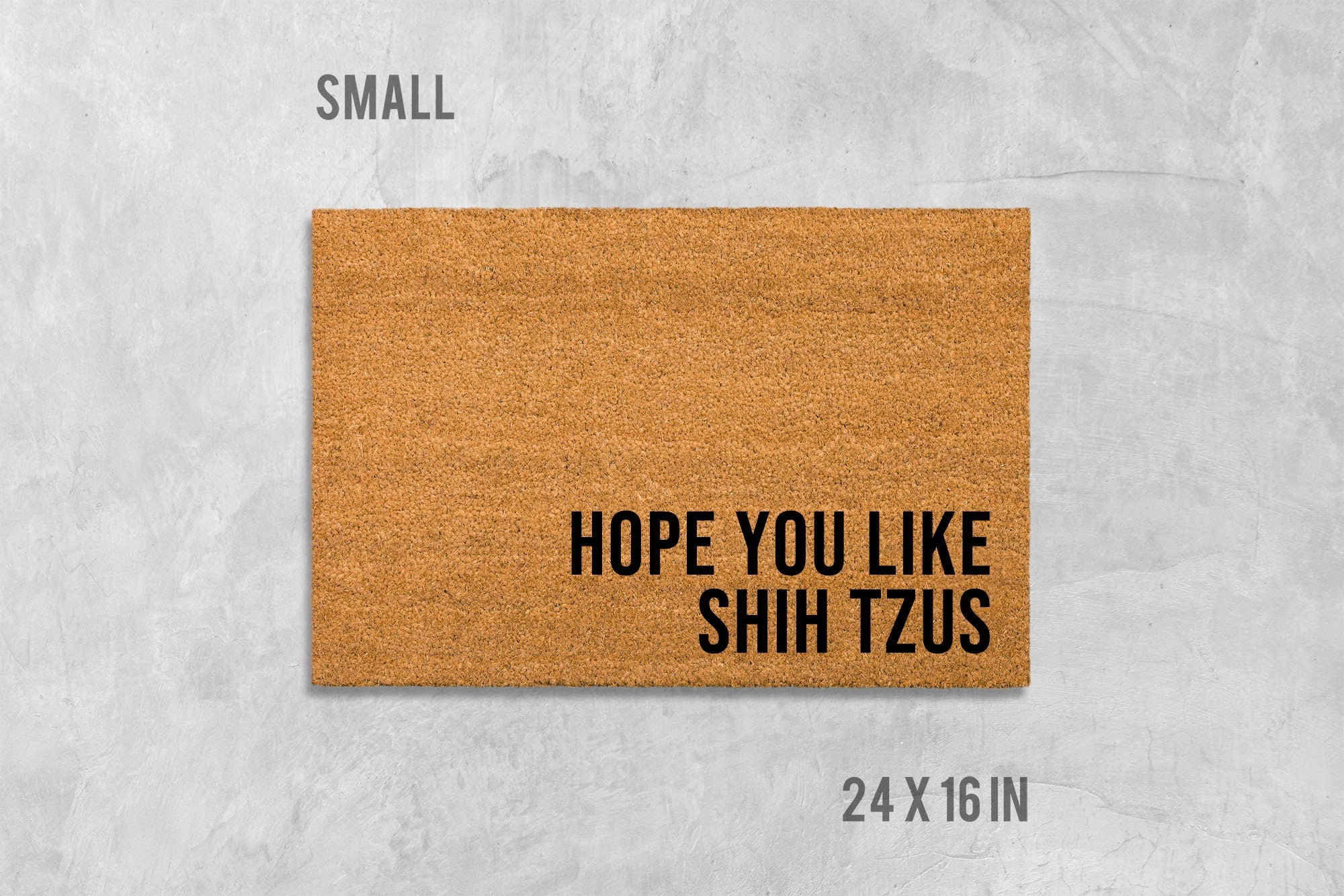 Shih Tzu Doormat - Funny Dog Mat for Front Door