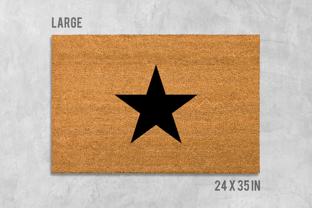 Star Door Mat: Modern Funny Design (Coir,Latex)
