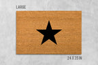 Star Door Mat: Modern Funny Design (Coir,Latex)
