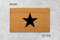 Star Door Mat: Modern Funny Design (Coir,Latex)
