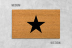 Star Door Mat: Modern Funny Design (Coir,Latex)