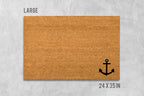 Anchor Doormat: Nautical Coir Mat with Funny Design
