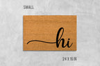 Hi Doormat: Funny Natural Coir - Latex Backed Door Mat
