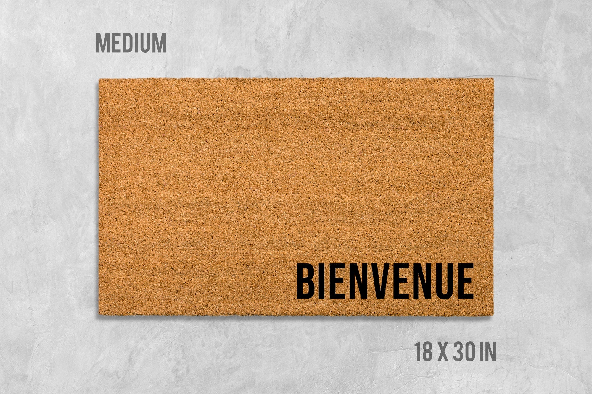Bienvenue Doormat, Welcome Doormat, Housewarming Gift, Birthday Gift, French Doormat, French Door Mat, French Gift, Bonjour Doormat, Bonjour