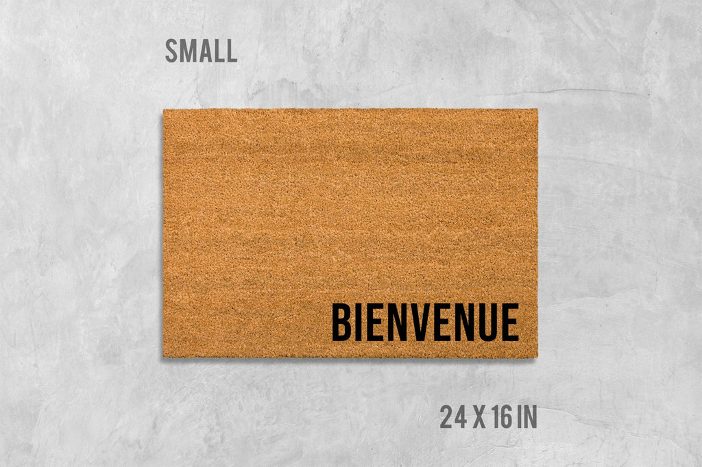 Bienvenue Doormat, Welcome Doormat, Housewarming Gift, Birthday Gift, French Doormat, French Door Mat, French Gift, Bonjour Doormat, Bonjour