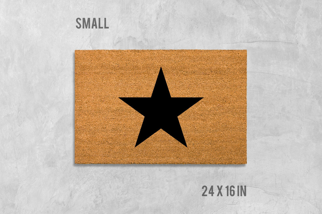 Star Door Mat: Modern Funny Design (Coir,Latex)