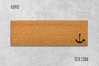 Anchor Doormat: Nautical Coir Mat with Funny Design