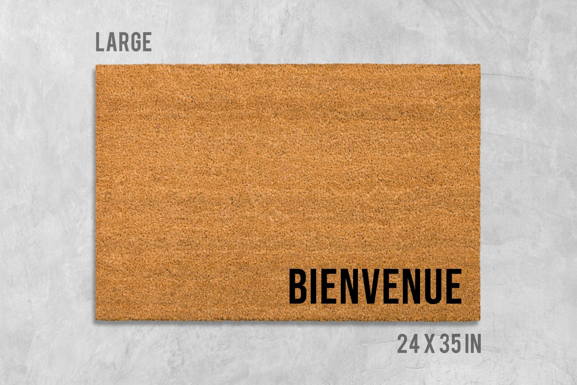 Bienvenue Doormat, Welcome Doormat, Housewarming Gift, Birthday Gift, French Doormat, French Door Mat, French Gift, Bonjour Doormat, Bonjour