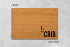 Le Crib Doormat: Funny Natural Coir Welcome Mat