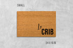 Le Crib Doormat: Funny Natural Coir Welcome Mat