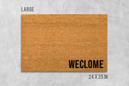 Weclome Doormat: Funny Housewarming Mat (Natural Coir, Latex)
