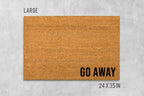 Go Away Doormat, Rude Doormat, Housewarming Gift, Funny Doormat, Birthday Gift, Anniversary Gift, Closing Gift, Rude Door Mat, Mean Doormat