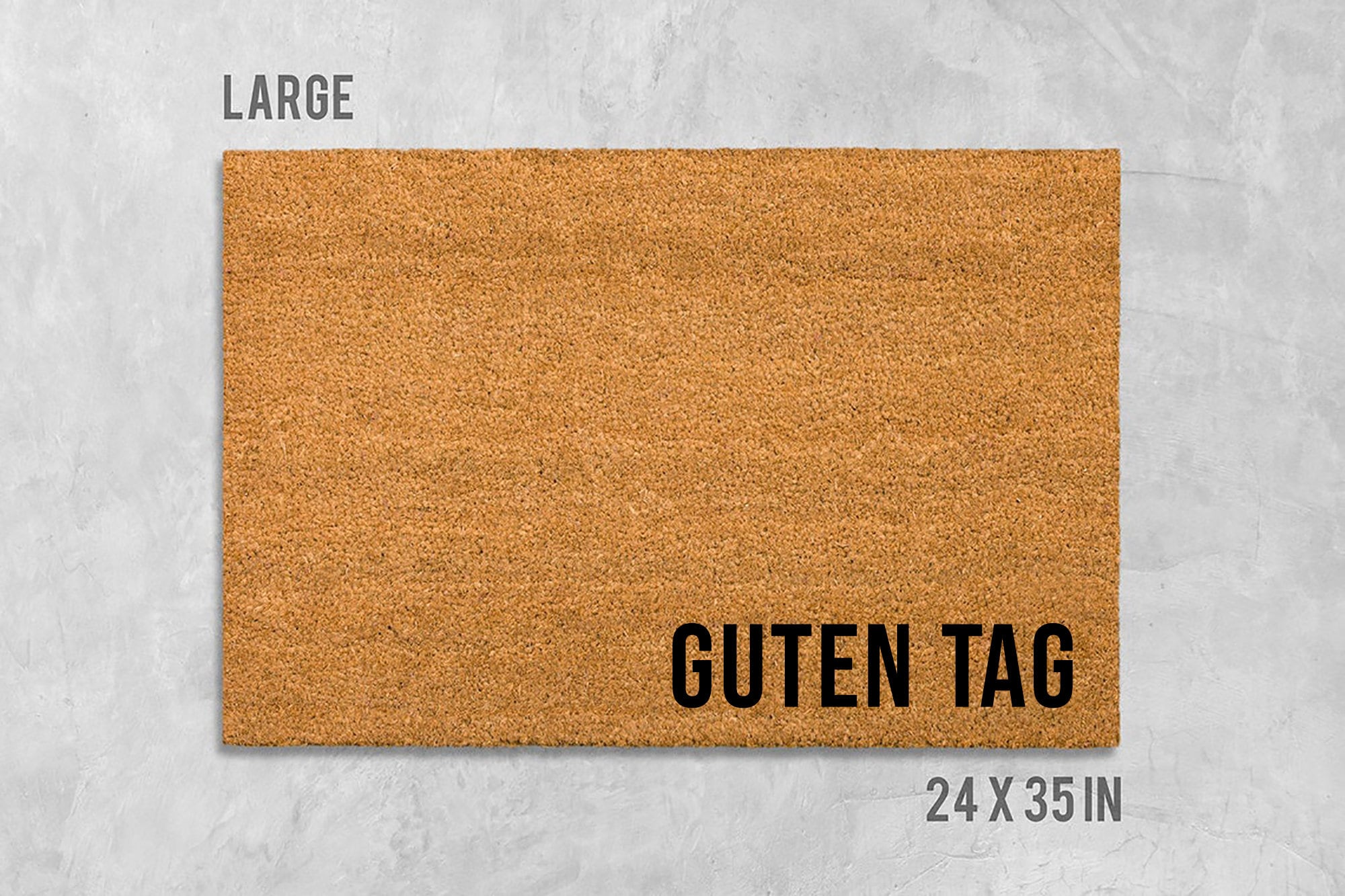Guten Tag Doormat, Hello Doormat, Housewarming Gift, Closing Gift, Wedding Gift, German Doormat, German Welcome Mat, German Gift, Hallo Mat