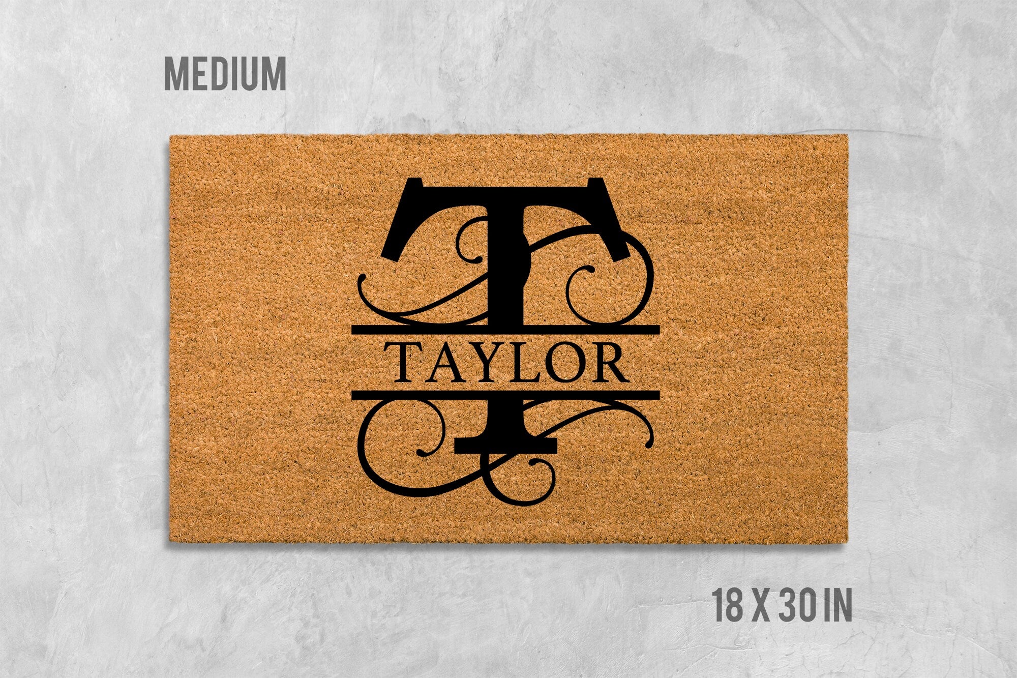 Doormat Custom Door Mat Large Custom Doormat Personalized Custom Welcome Mat Last Name Doormat With Name Custom Welcome Mat Newlywed Gift