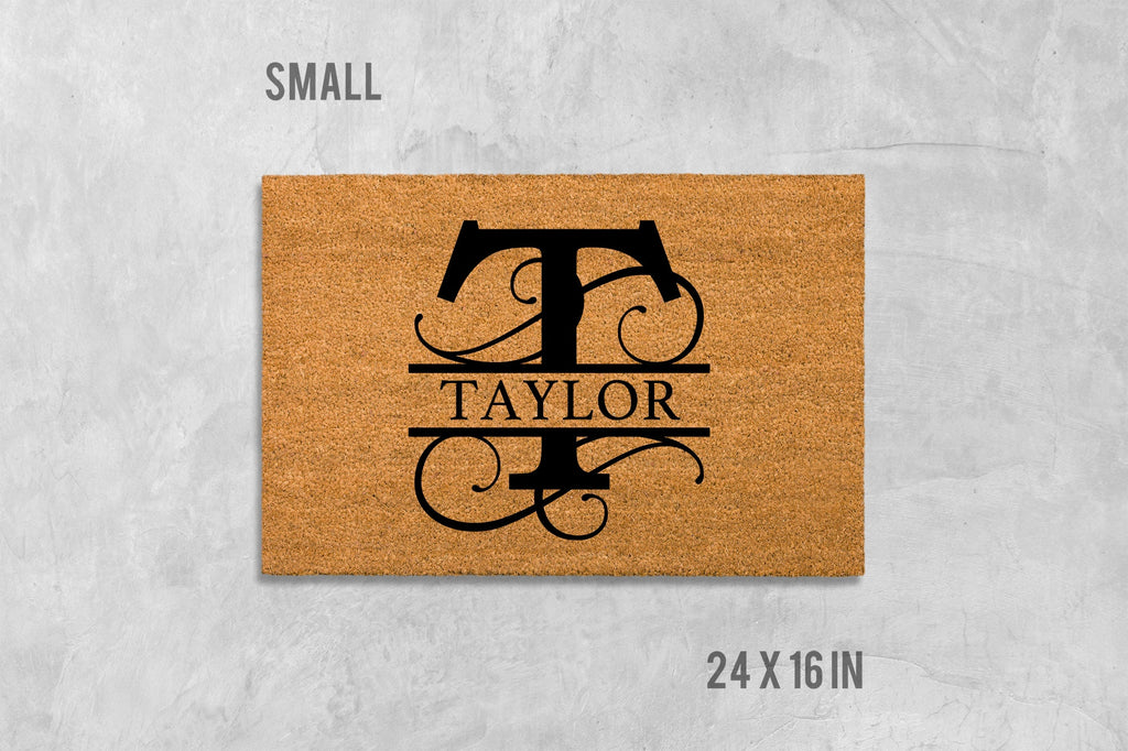 Doormat Custom Door Mat Large Custom Doormat Personalized Custom Welcome Mat Last Name Doormat With Name Custom Welcome Mat Newlywed Gift