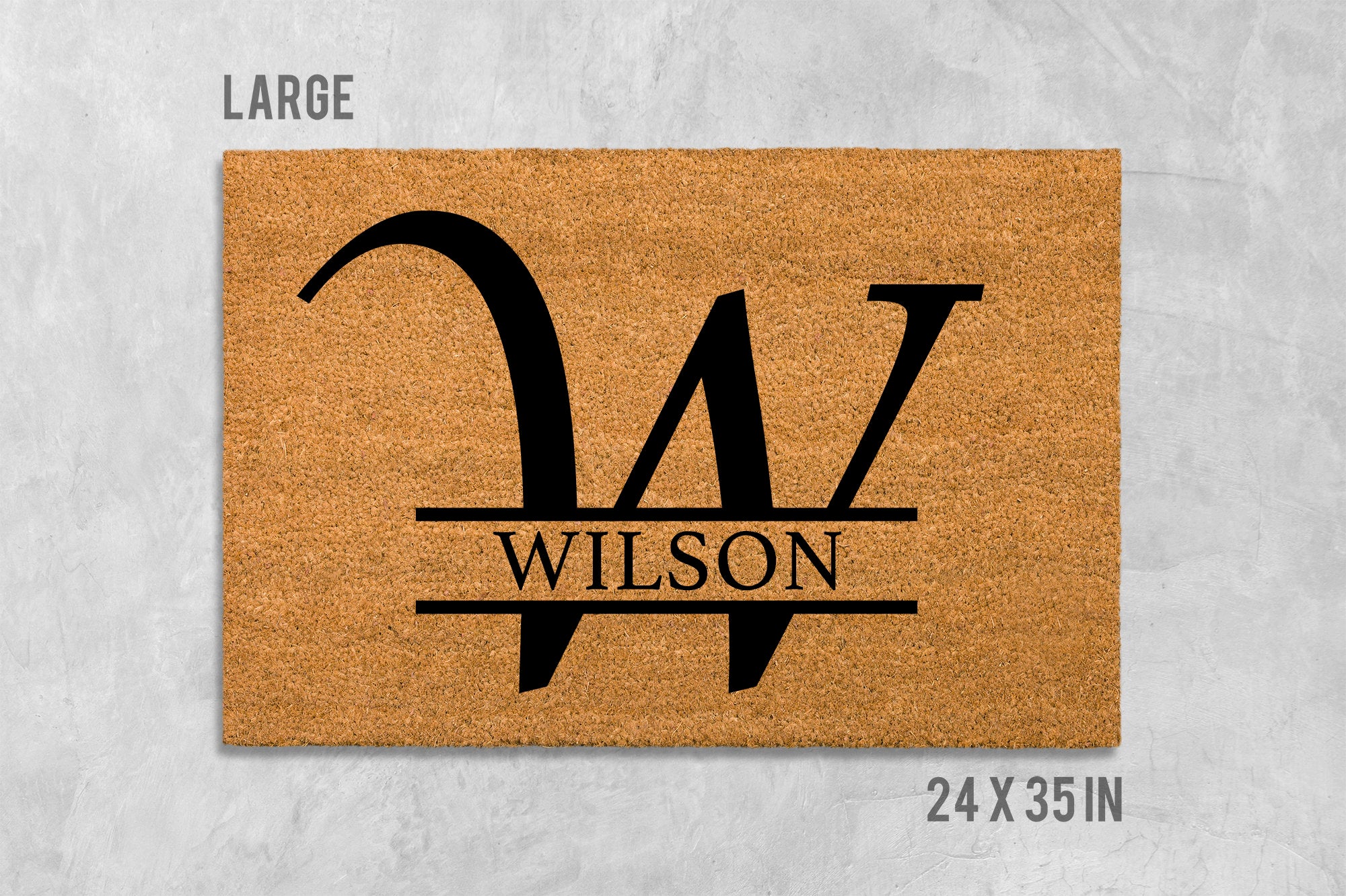 Doormat Custom Door Mat Large Custom Doormat Personalized Custom Welcome Mat Last Name Doormat With Name Custom Welcome Mat Newlywed Gift