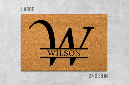 Doormat Custom Door Mat Large Custom Doormat Personalized Custom Welcome Mat Last Name Doormat With Name Custom Welcome Mat Newlywed Gift