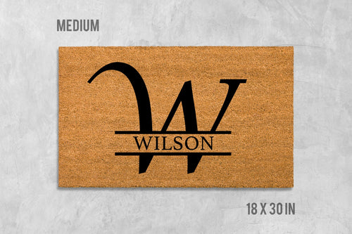 Doormat Custom Door Mat Large Custom Doormat Personalized Custom Welcome Mat Last Name Doormat With Name Custom Welcome Mat Newlywed Gift