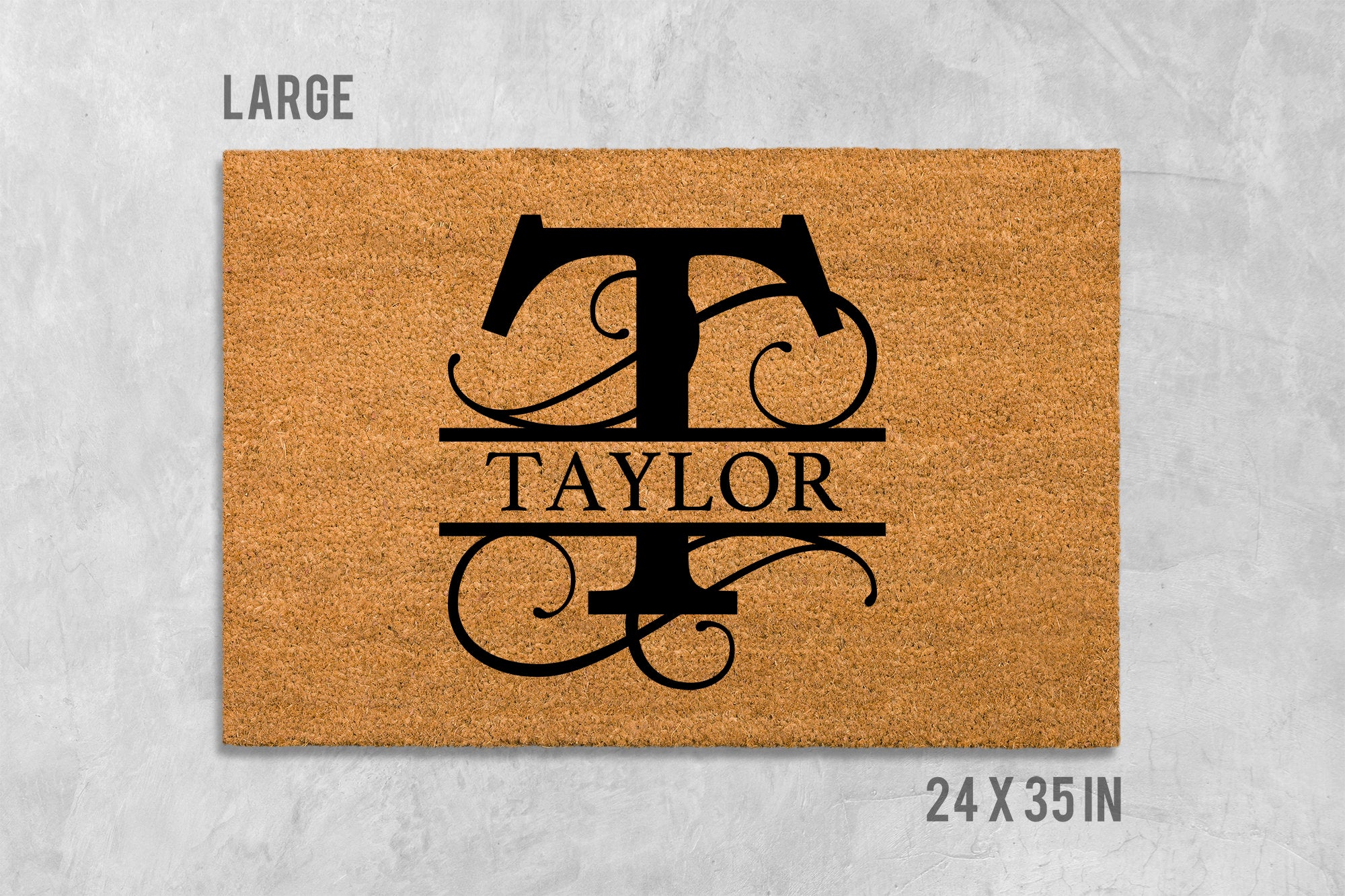 Doormat Custom Door Mat Large Custom Doormat Personalized Custom Welcome Mat Last Name Doormat With Name Custom Welcome Mat Newlywed Gift