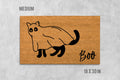 Halloween Doormat: Ghost Cat Design - Funny Fall Door Mat