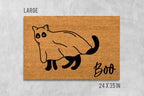 Halloween Doormat: Ghost Cat Design - Funny Fall Door Mat