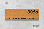 Custom Address Door Mat: Personalized (Natural Coir, Latex)
