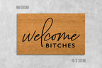 Welcome Doormat: Funny Saying on Durable Coir - Latex Backing