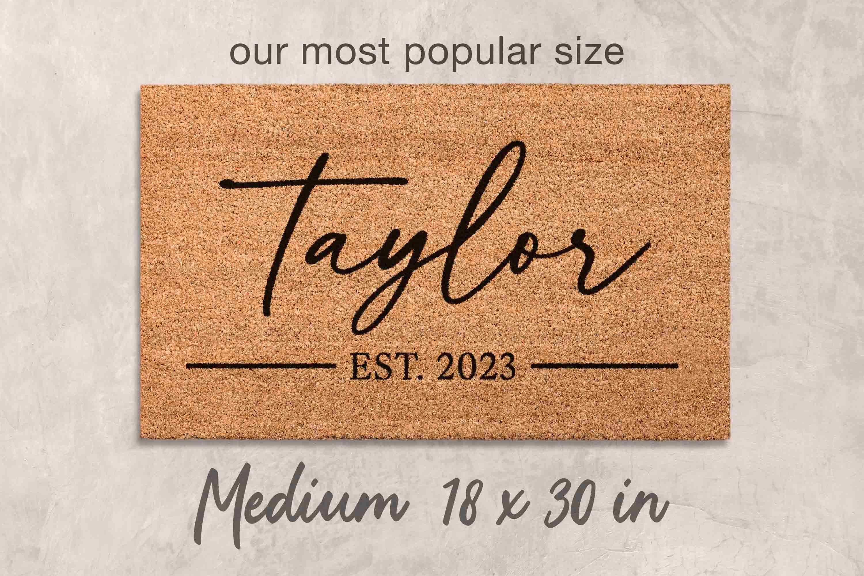 Doormat Custom Doormat Family Name Gift Personalized Doormat with Name Mat Personalized Decor Unique Gift Custom Door Mat Custom Mat Gift