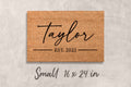 Doormat Custom Doormat Family Name Gift Personalized Doormat with Name Mat Personalized Decor Unique Gift Custom Door Mat Custom Mat Gift