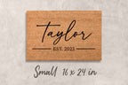 Doormat Custom Doormat Family Name Gift Personalized Doormat with Name Mat Personalized Decor Unique Gift Custom Door Mat Custom Mat Gift